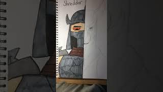 Drawing shredder and splinter tmnt #art