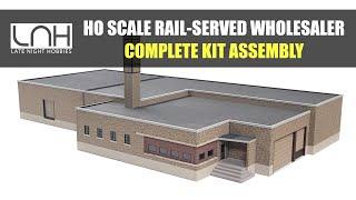 HO Scale Rail-Served Wholesaler Kit Assembly