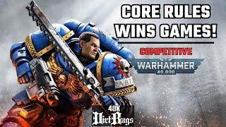 Core Rules Wins Games in 40k! | Pariah Nexus Competitive | Warhammer 40k Battle Report