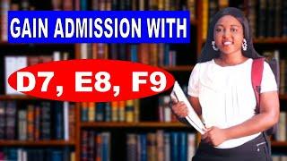 How to Gain Admission into the University with D7, E8 or F9 WASSCE Results in Ghana