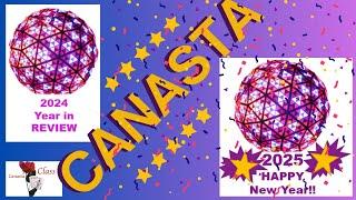 2024 Year in Review Canasta Class Youtube Channel #2024 #2025celebration #realcanasta #MAC