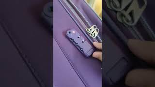 Change suitcase number lock