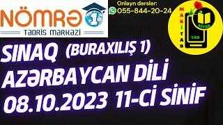 8 Oktyabr 2023 Nömrə 1 Tədris Mərkəzi Sınaq Azərbaycan dili 11-ci sinif Buraxılış | 08.10.2023