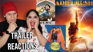 Waleska & Efra react to Delhi -6 , Dilwale Dulhania Le Jayenge & Adipurush | TRAILER REACTION!