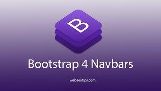 Bootstrap 4 Tutorial -  Responsive Navbars