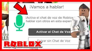 COMO ACTIVAR EL CHAT DE VOZ EN ROBLOX