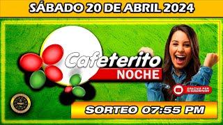 Resultado de EL CAFETERITO NOCHE del SÁBADO 20 de Abril del 2024 #chance #cafeteritonoche
