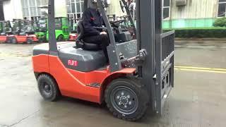 FLIFT Brand 3.5ton diesel forklift with 4meter duplex mast