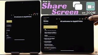 Screen Share in Zoom Meeting from iPad (Easy Step by Step)