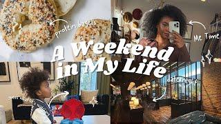 VLOG || getting back to routine, date night (cute speakeasy), trying the viral protein bagels + more