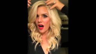 Sophisticate's Hairstyle Guide Kimberly Caldwell clip in extensions