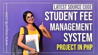 School fees payment system | fee management system project in php | Source Code & Project