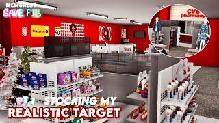 STOCKING MY REALISTIC TARGET | DAY IN MY SAVE | [SIMMAS DAY #5]