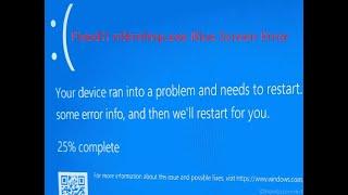 How to fix Bsod ntkrnlmp.exe error in Windows 11