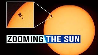 Strange objects passing in front of the sun