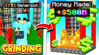 INSANE GRINDING SETUP to make MILLIONS in Minecraft SKYBLOCK | Minecraft SKYBLOCK SERVER #3