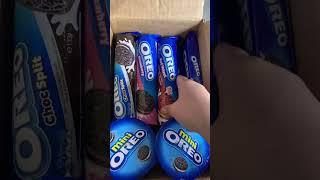 Filling box with Oreos #shorts