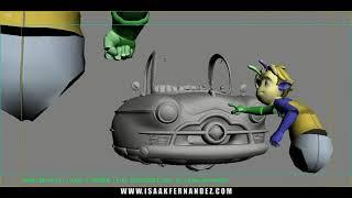 CHA Stealing car & Soldiers Truck shots process (video reference / blocking / final animation) 360p