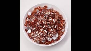 1029 Champagne Glass FlatBack Rhinestones For Nail Art, Craft and Clothing