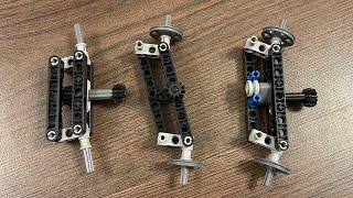 LEGO Technic Direct, Rack & Scotch Yoke Steering System Tutorial