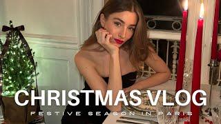 Christmas Vlog in Paris : Decorate my apartment with me, gift haul and Christmas tradition.