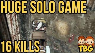 HUGE 16 KILL SOLO GAME // PUBG Xbox One Gameplay