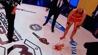 Paddy Pimblett VOMITS BLOOD on CAGE in Interview | Cage Warriors | Liverpool MMA Fighter | UFC 205