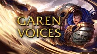 LoL Voices - Garen - All 17 languages