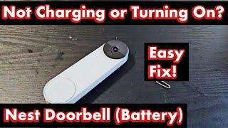 Nest Doorbell (battery): Not Charging or Turning On? Easy Fix!