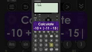 Where is Abs | Modulus on a Casio fx-991CW #Classwiz #Calculator