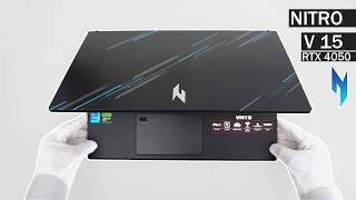 Budget Gaming Laptop Unboxing I Acer NITRO V 15 With RTX 4050