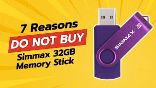 DON'T BUY SIMMAX 32GB Memory Stick Before WATCHING THIS!  (7 Reasons)