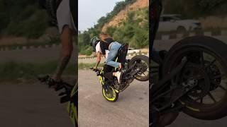 #Janu stunt zx10r back @Motovloggerjannustunts