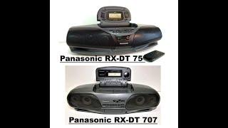 Panasonic RX-DT707 & Panasonic RX-DT75 - сравнение