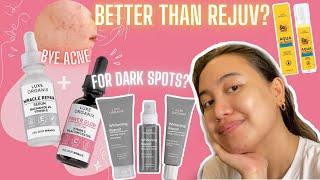 Trying out Luxe Organix 6 Step Skin Care Routine (Mas Effective at Safe kesa sa Rejuv? No Peeling!)