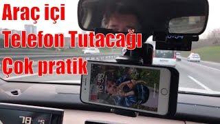 Araç içi telefon tutucu ayna altı ve pratik inceleme tanıtım