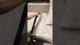 Transparent cleaning With star #sofacleaning #vaccumcleaner #deepcleaning