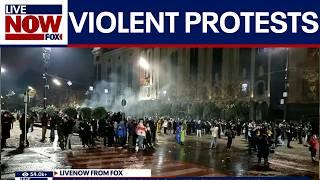 WATCH: Violent protests in Georgia as government rejects EU