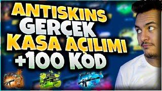 GERÇEK BAKİYE ANTİSKİNS KASALARI AÇTIM SKİN ÇEKTİM ! | +100 PROMO CODE VERİYORUM !