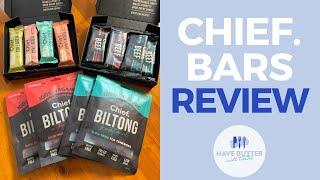 CHIEF collagen bars, beef bars & biltong - keto review Australia