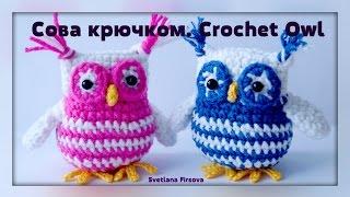 Crochet amigurumi Owl  Амигуруми. Сова крючком  Handmade