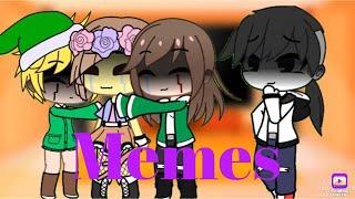 Creepypasta reacts to frisk + chara memes