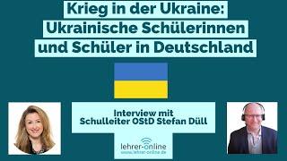 Krieg in der Ukraine: Ukrainische Schülerinnen und Schüler in Deutschland