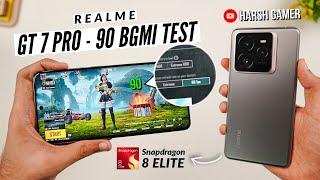 Realme GT 7 Pro - 90 FPS BGMI Test | Heating & Battery Test | Beast 