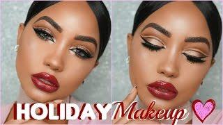 Affordable Holiday Glam Makeup Tutorial + Surprise Giveaway | Melly Sanchez