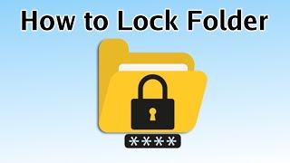 How to lock Folder? | How to set a Password for a Folder?