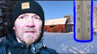 Extreme Cold in old cabin and no electricity