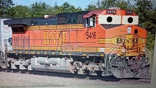 Lady the BNSF C44-9W H2 5416