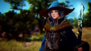 Black Desert Геймплей мага ОБТ Корея Wizard gameplay Korea OBT Normic