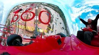 Red Force Ferrari Land On Ride POV VR 360 degree
